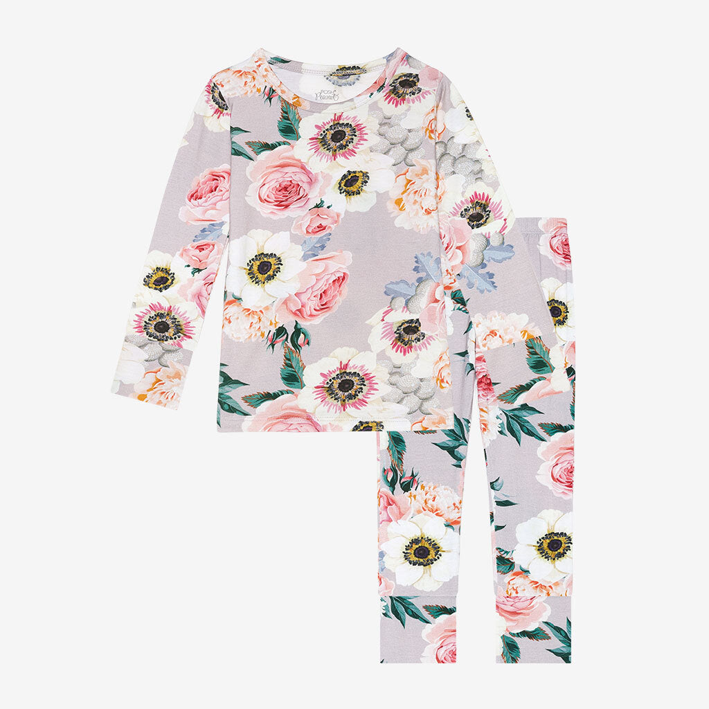 French Gray Classic Pajama Set