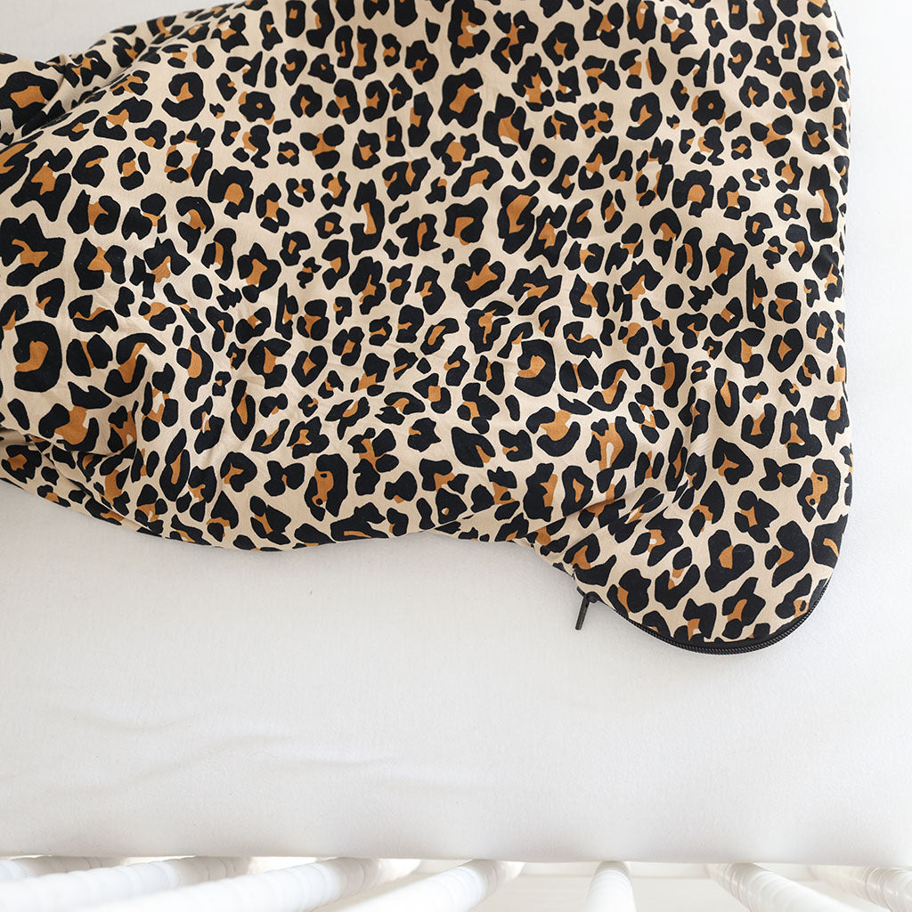 Lana Leopard Sleeveless Sleep Bag