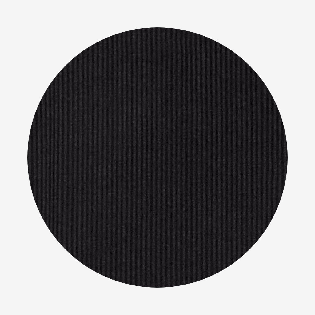 Black Ribbed Footie Zippered One Piece