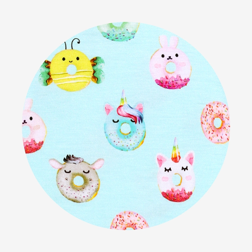 Donuts Swaddle Headband Set