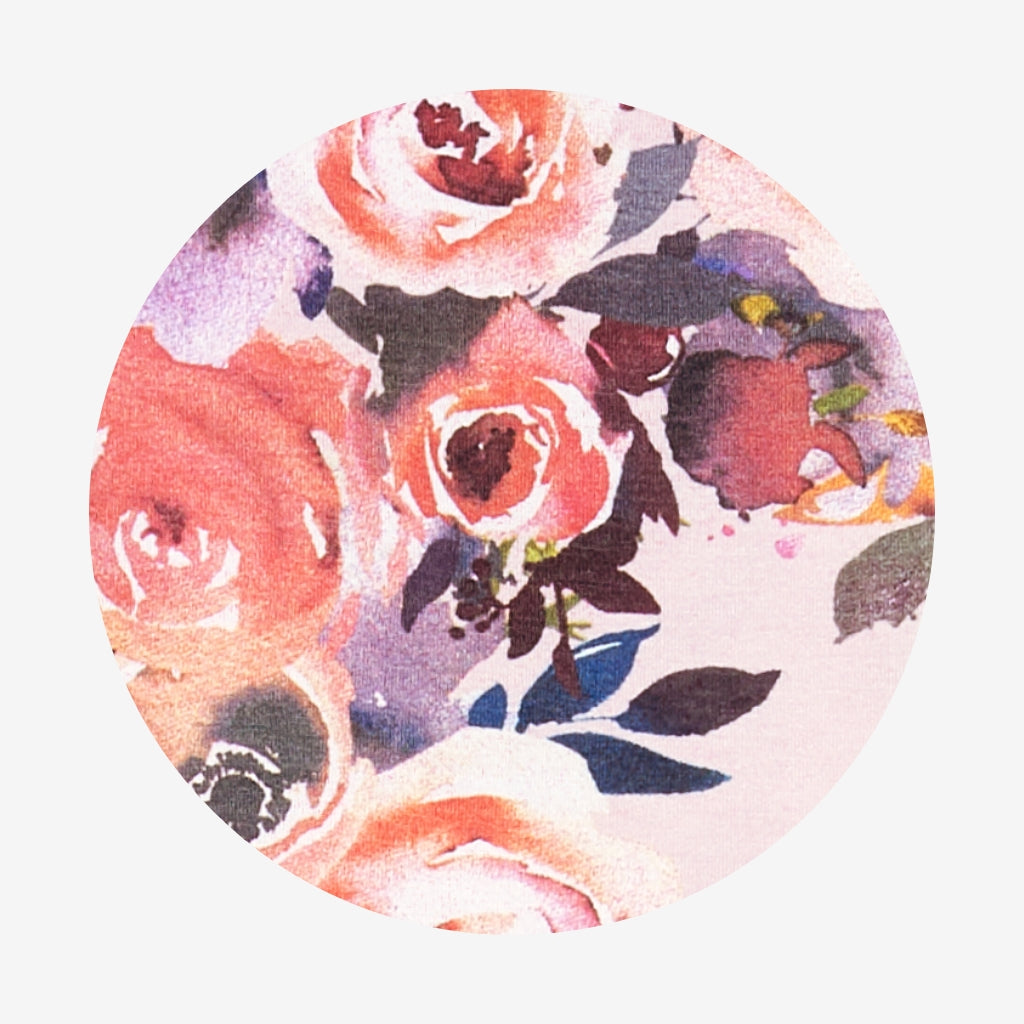 Dusk Rose Twirl Dress