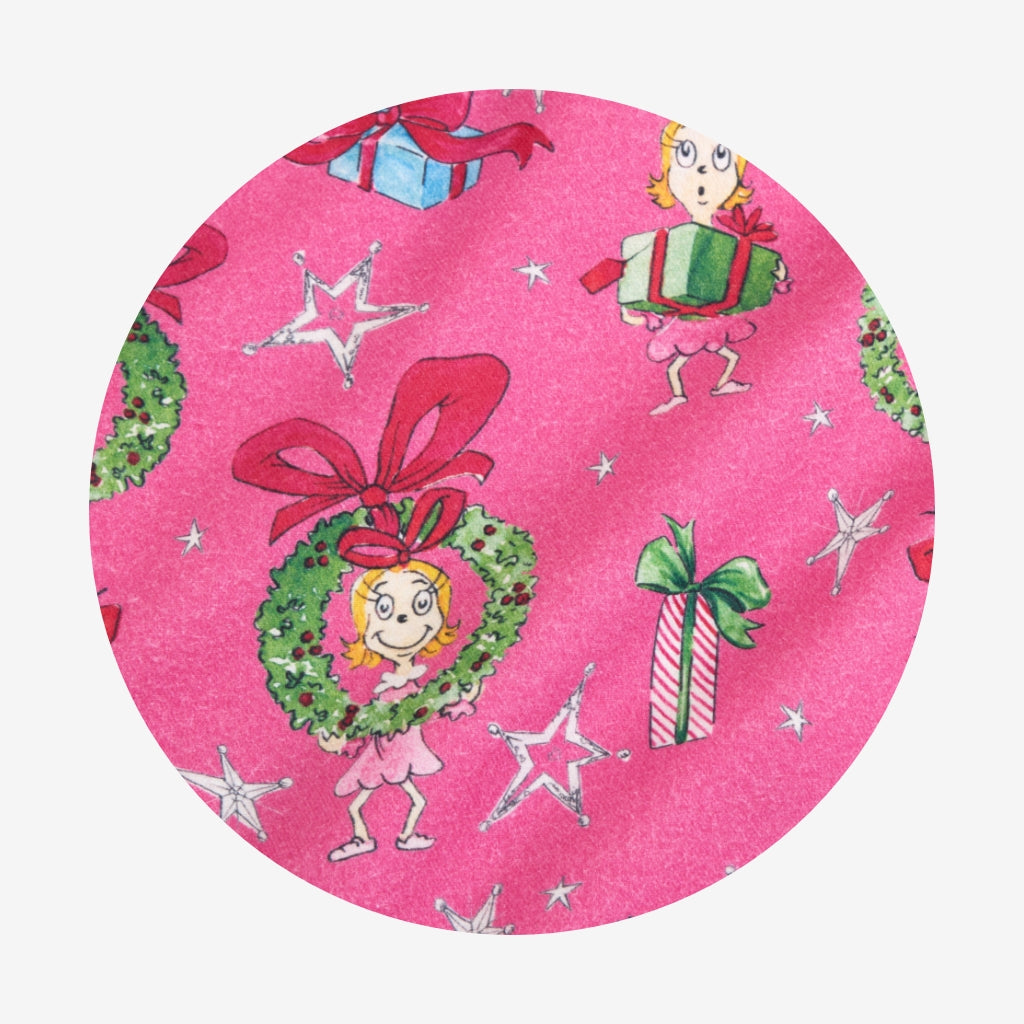 Dr. Seuss Cindy Lou Who Flannelette Holiday Gift Sack