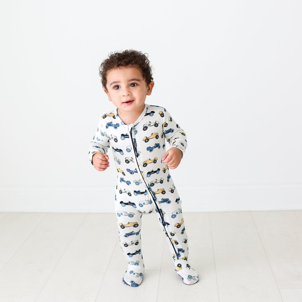 Enzo Footie Zippered One Piece