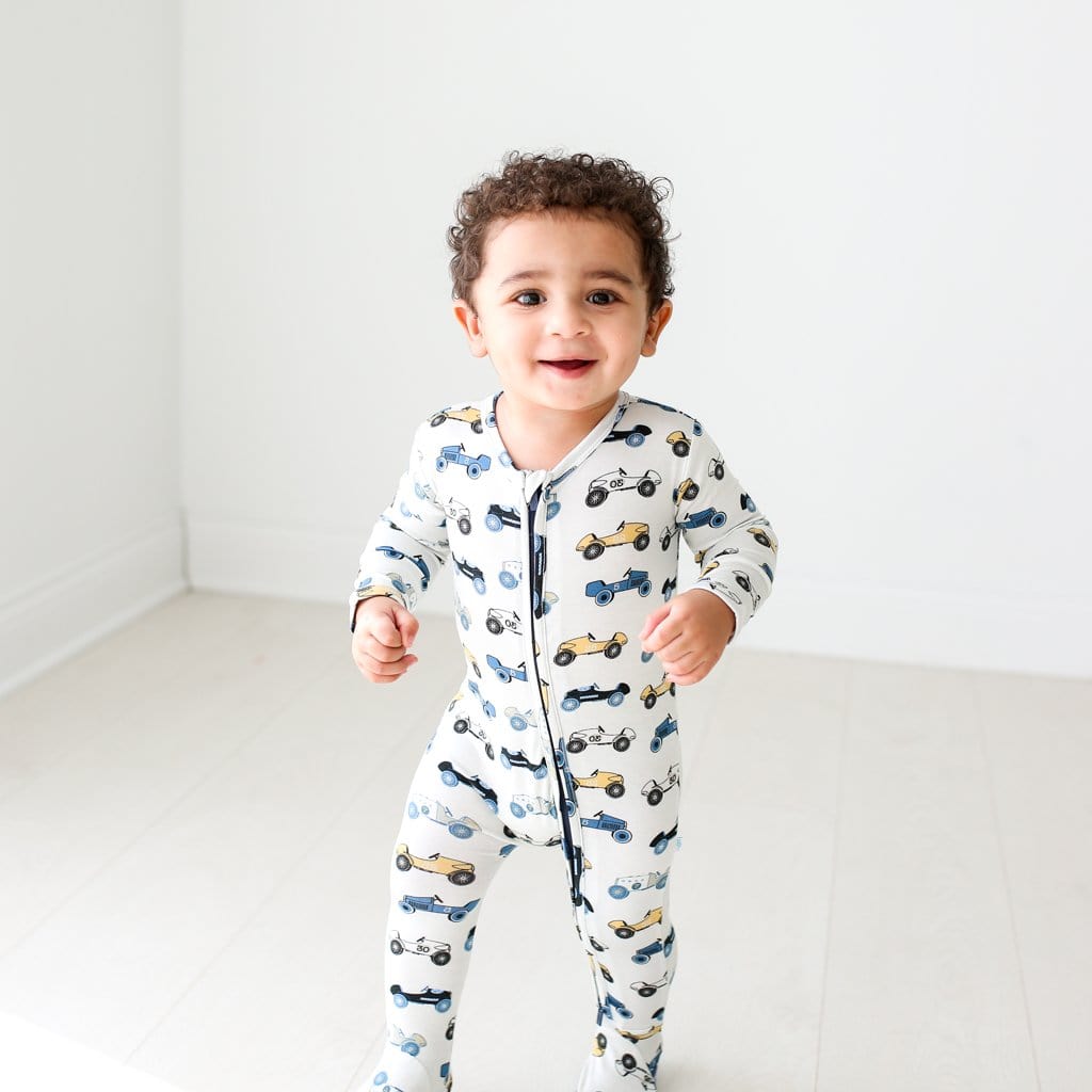 Enzo Footie Zippered One Piece