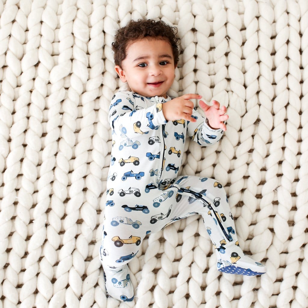 Enzo Footie Zippered One Piece