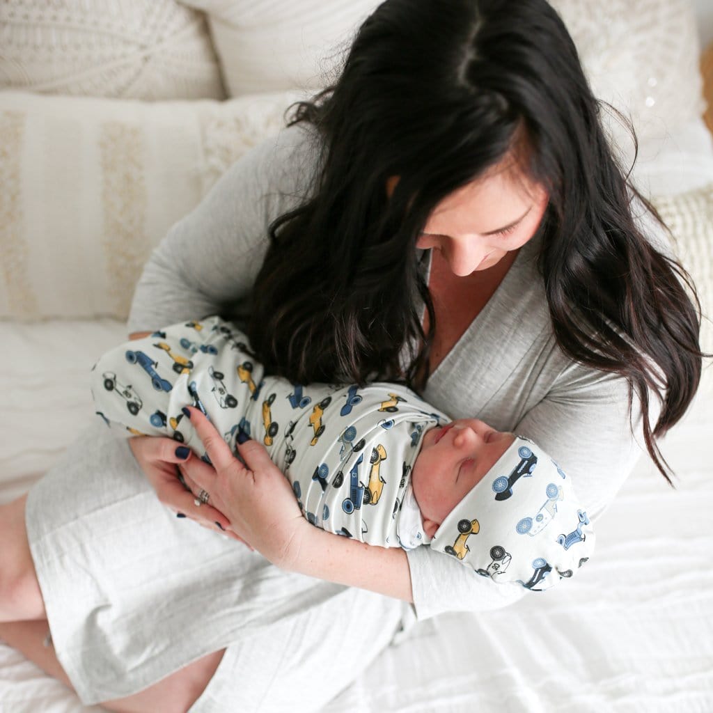 Enzo Swaddle Beanie Set