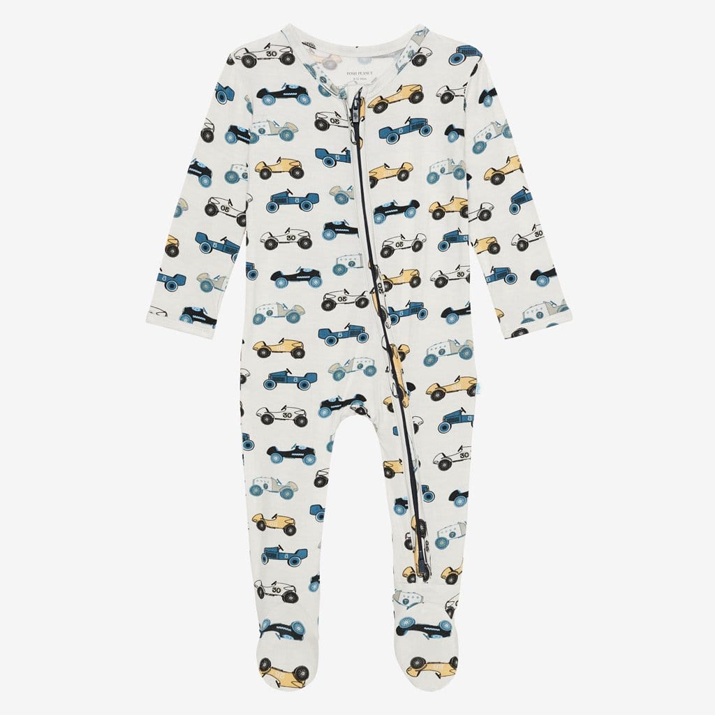 Enzo Footie Zippered One Piece