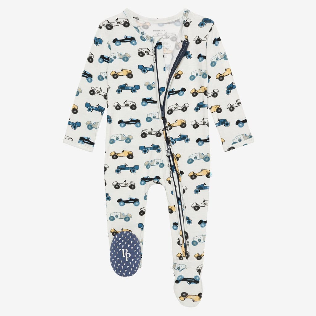 Enzo Footie Zippered One Piece