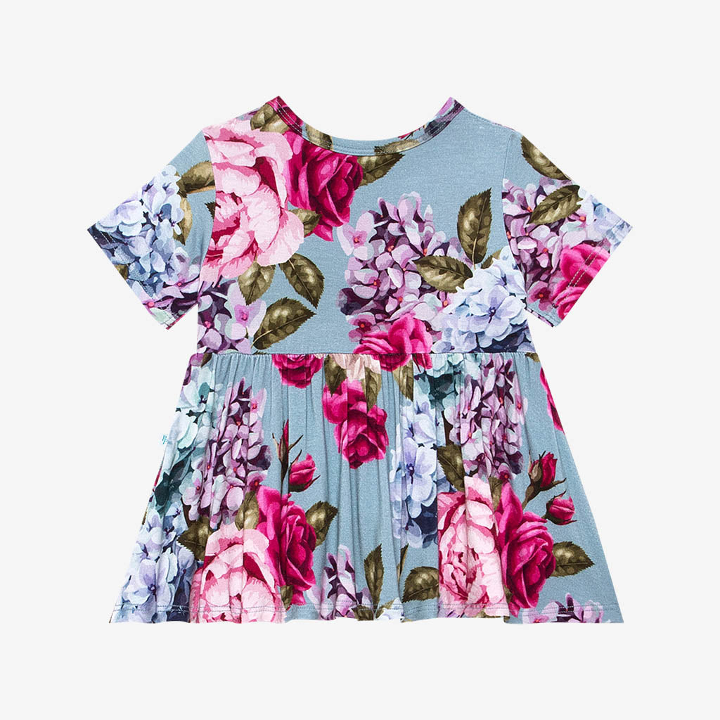 Lacey Peplum Ruffled Bummie Set