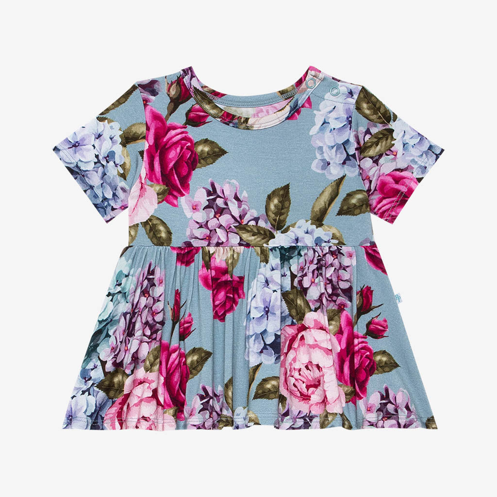 Lacey Peplum Ruffled Bummie Set