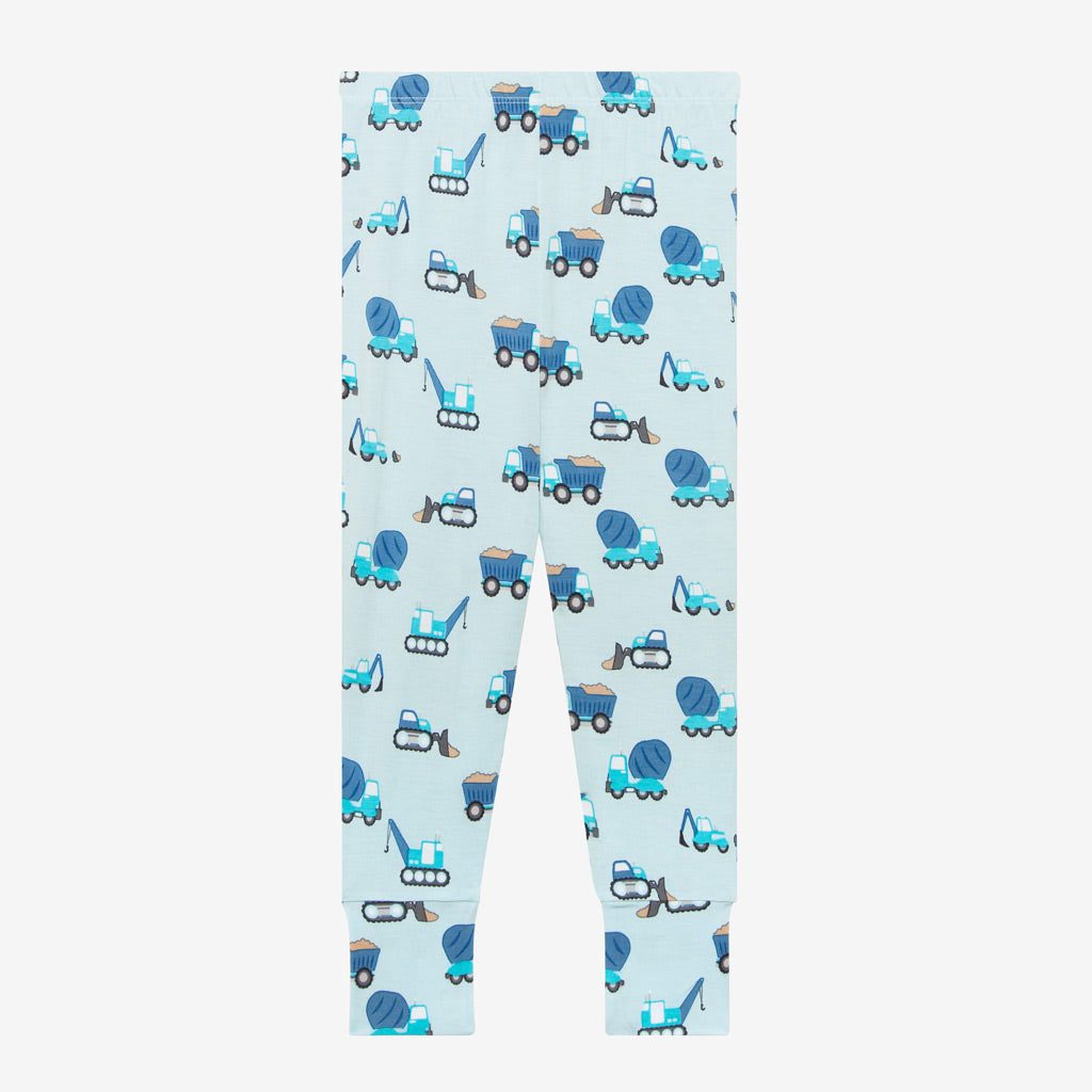 Construction Cars Classic Pajama Set