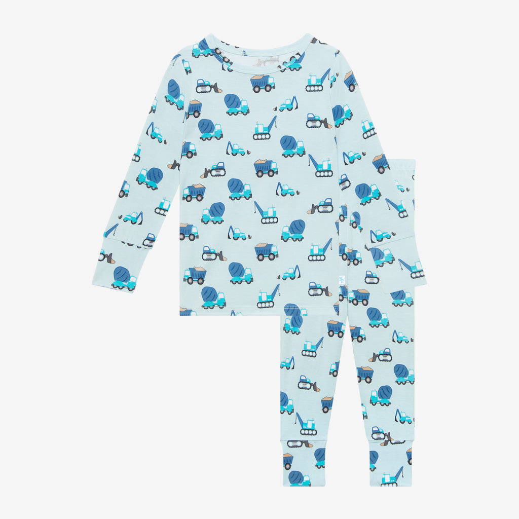 Construction Cars Classic Pajama Set