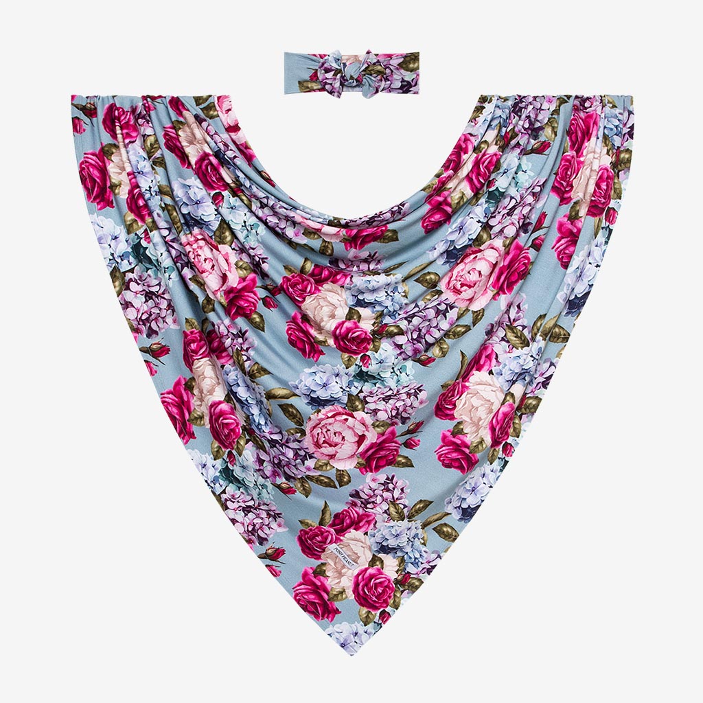 Lacey Swaddle Headband Set