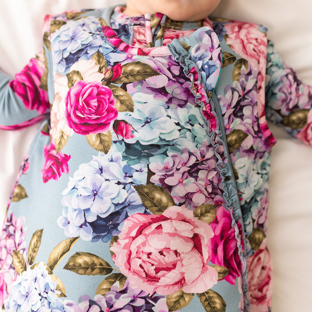 Lacey Sleeveless Ruffled Sleep Bag