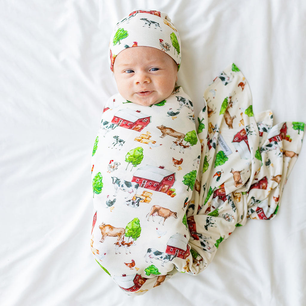 Nashville Swaddle Beanie Set