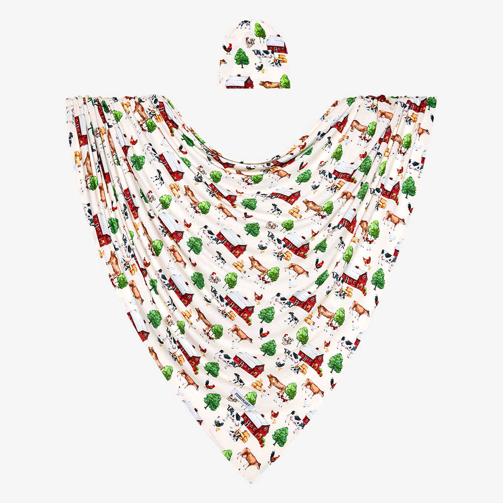 Nashville Swaddle Beanie Set