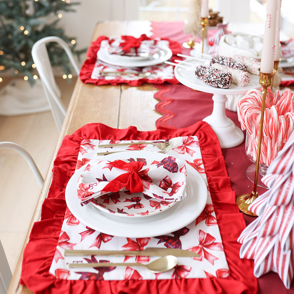 Avia Ruffled Placemats (Set Of 4)