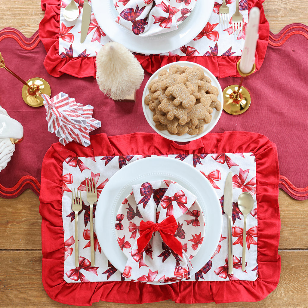 Avia Ruffled Placemats (Set Of 4)