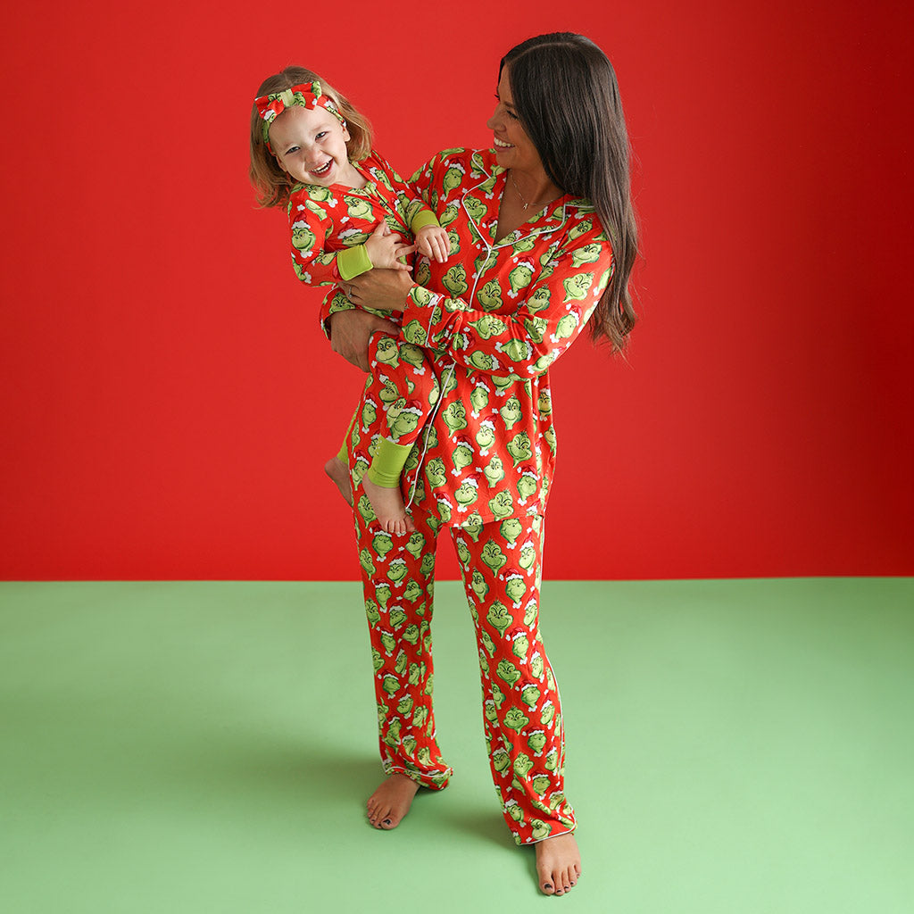 Dr. Seuss The Grinch Women's Luxe Pajama Pant Set