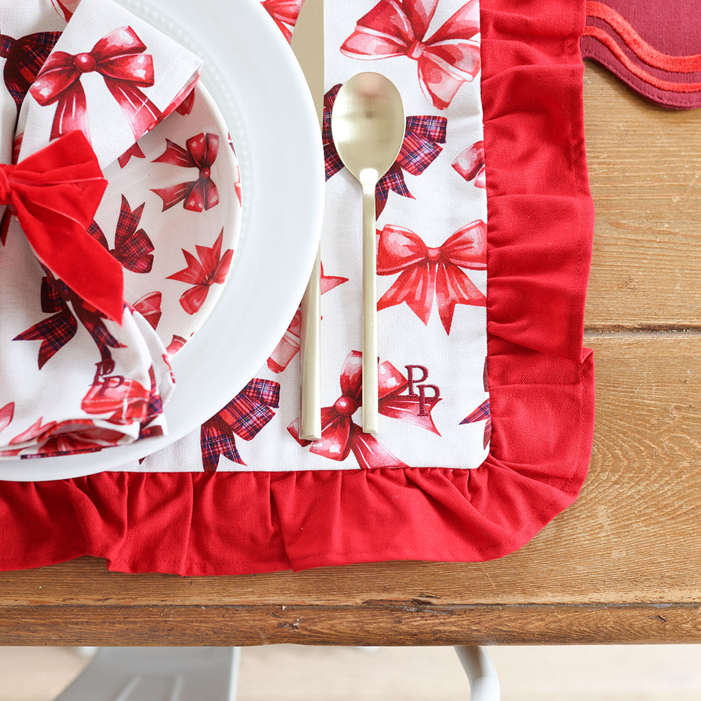 Avia Ruffled Placemats (Set Of 4)