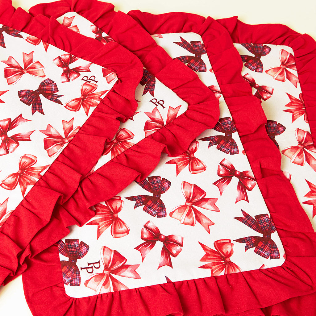 Avia Ruffled Placemats (Set Of 4)