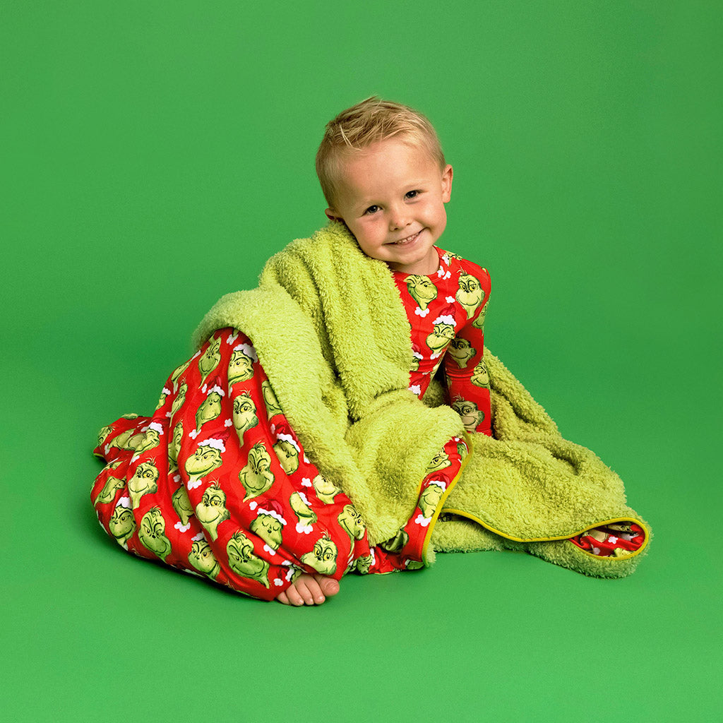 Dr. Seuss The Grinch Luxe Plush Patoo® Blanket