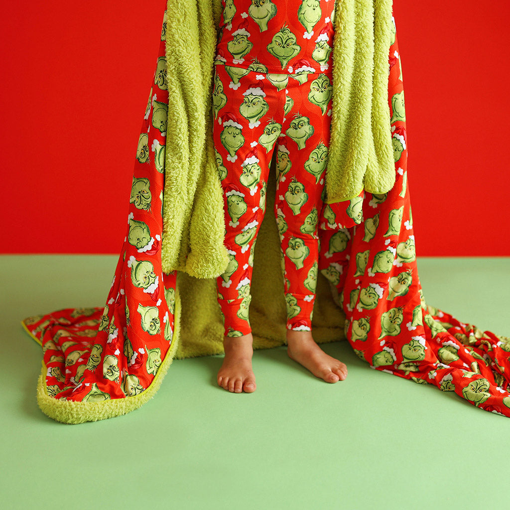 Dr. Seuss The Grinch Luxe Plush Patoo® Blanket