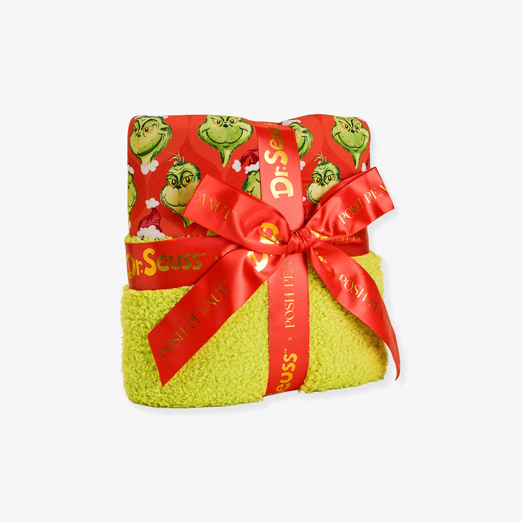 Dr. Seuss The Grinch Luxe Plush Patoo® Blanket