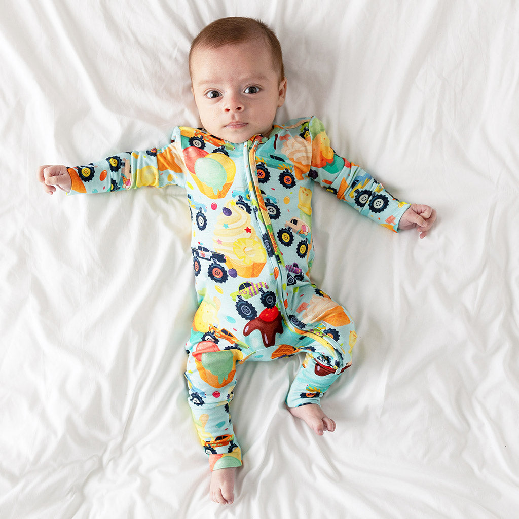 Monster Trucks Convertible One Piece