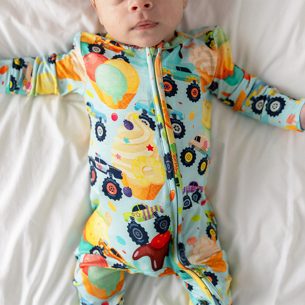 Monster Trucks Convertible One Piece