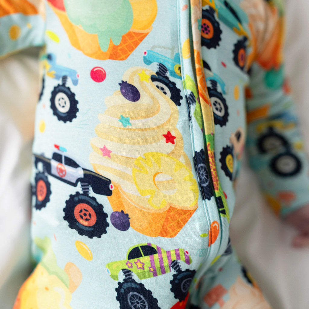 Monster Trucks Convertible One Piece