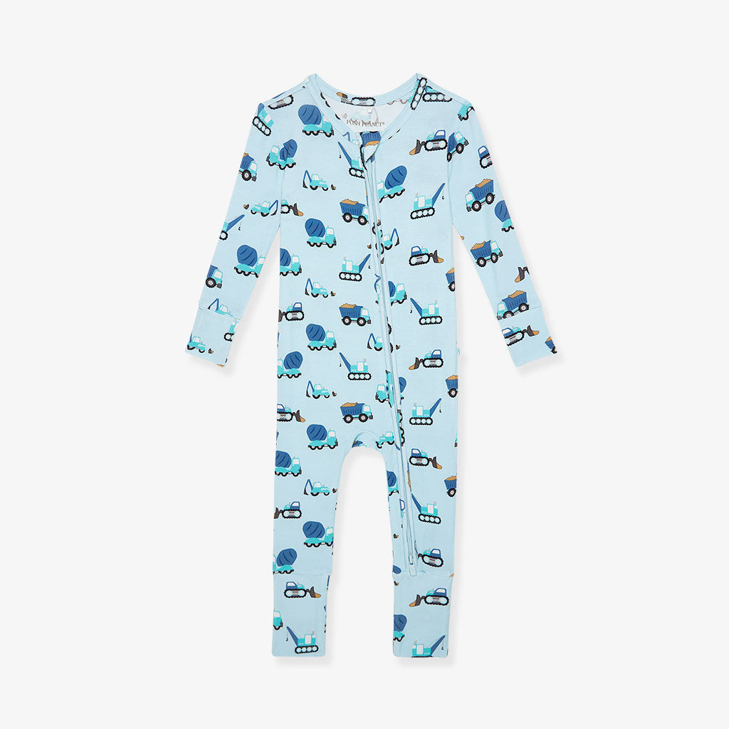 Construction Cars Convertible One Piece