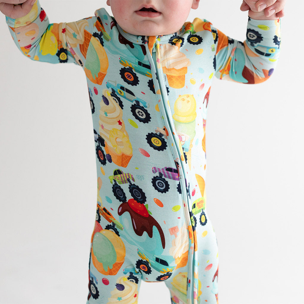 Monster Trucks Convertible One Piece