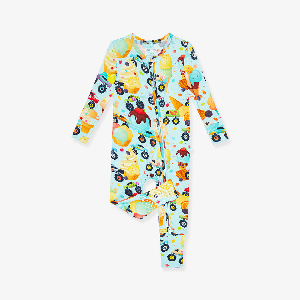 Monster Trucks Convertible One Piece