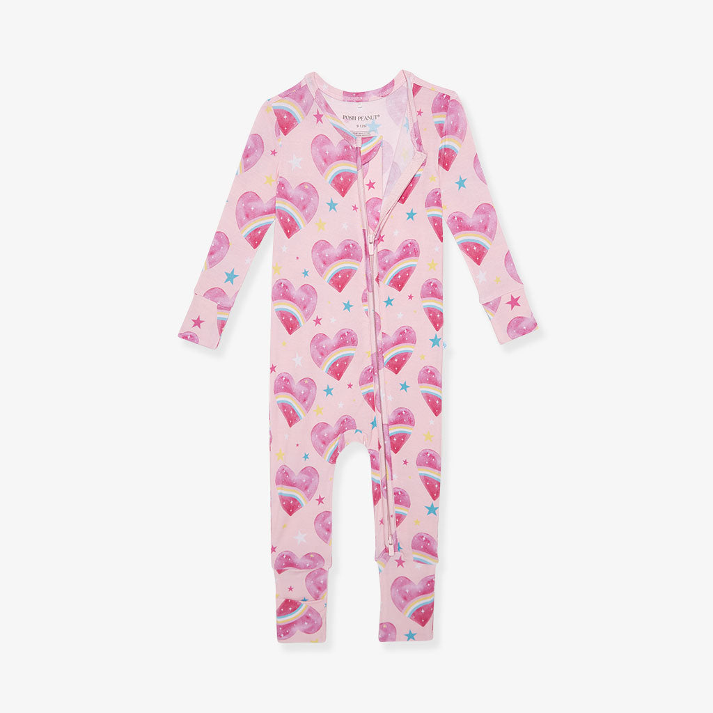 Rainbow Hearts Convertible One Piece