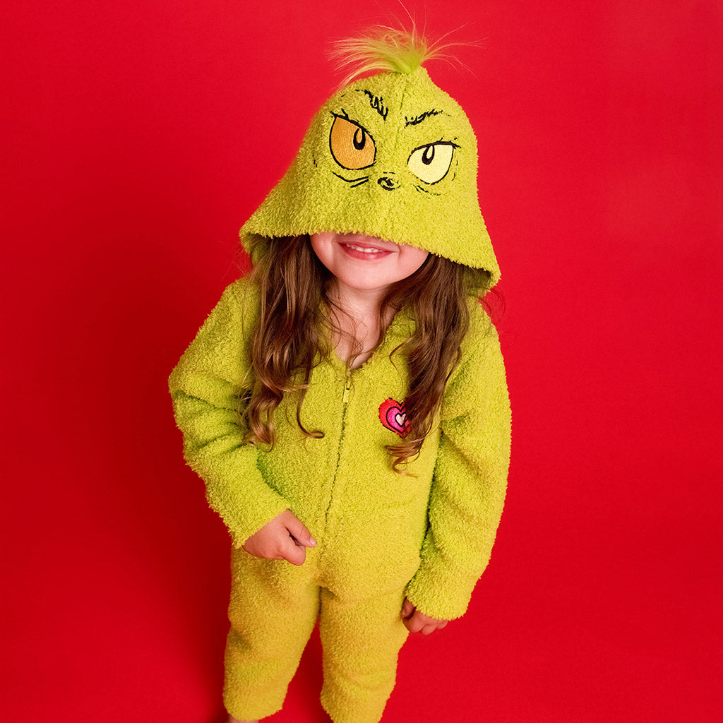 Dr. Seuss Mr. Grinch Cuddle Hooded Romper