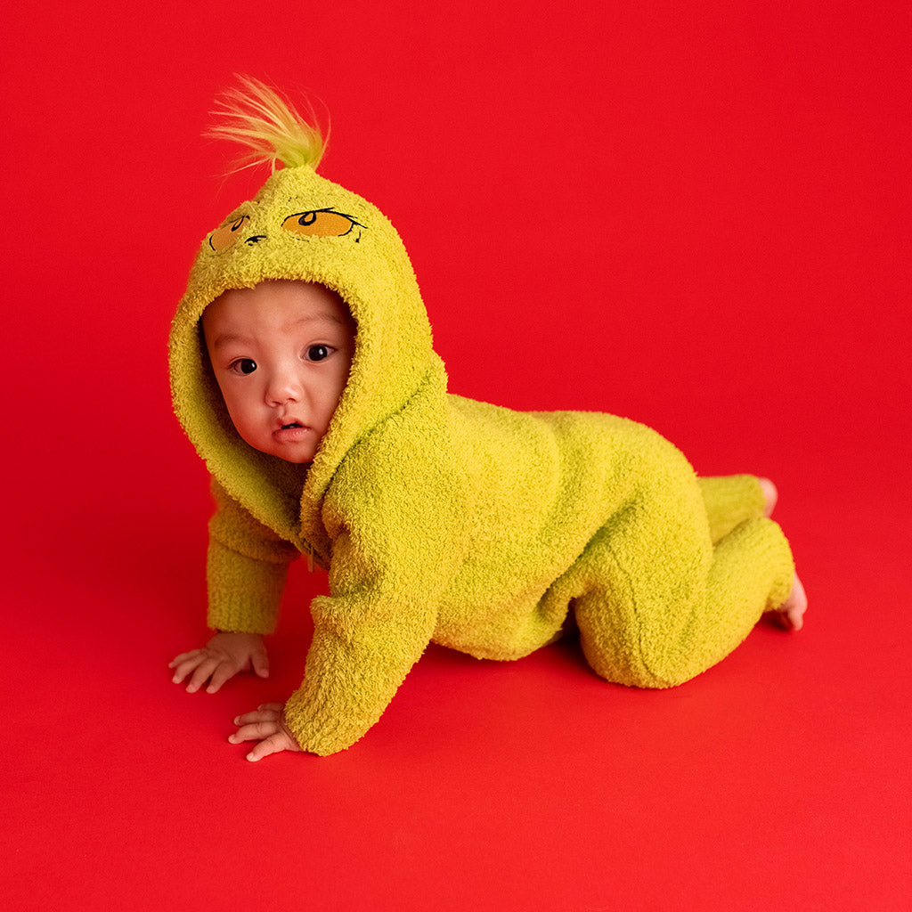 Dr. Seuss Mr. Grinch Cuddle Hooded Romper