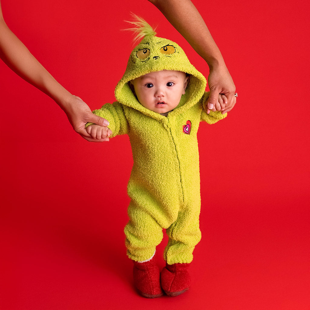 Dr. Seuss Mr. Grinch Cuddle Hooded Romper