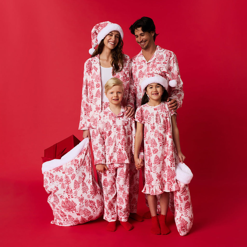 Father Christmas Adult Flannelette Poshmas Hat