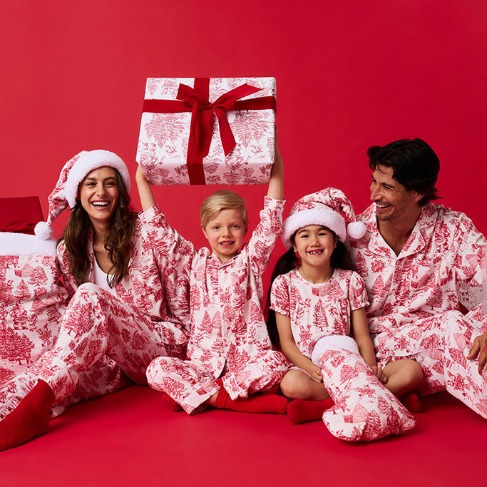 Father Christmas Flannelette Poshmas Stocking