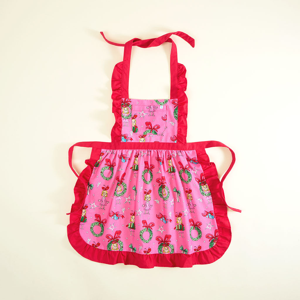 Dr. Seuss Cindy Lou Who Kids' Ruffled Apron