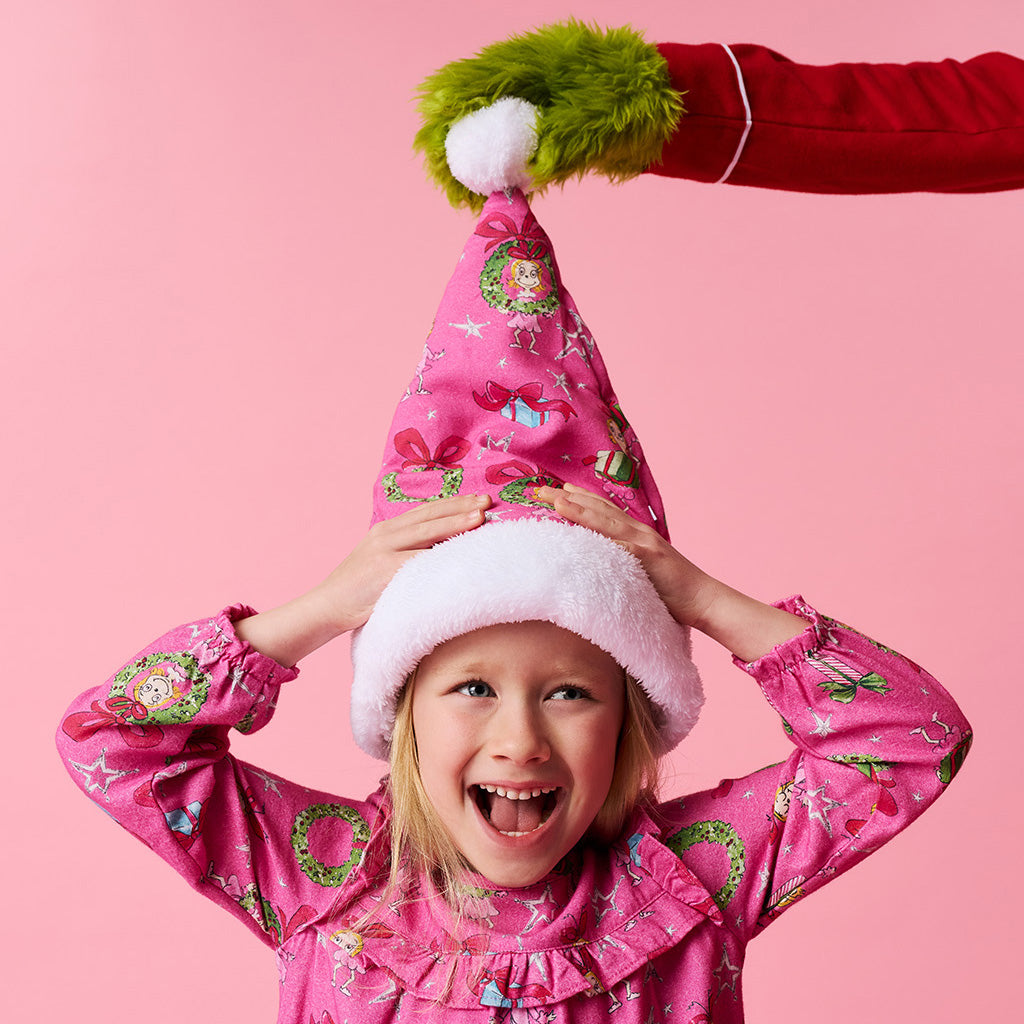 Dr. Seuss Cindy Lou Who Kids Flannelette Poshmas Hat