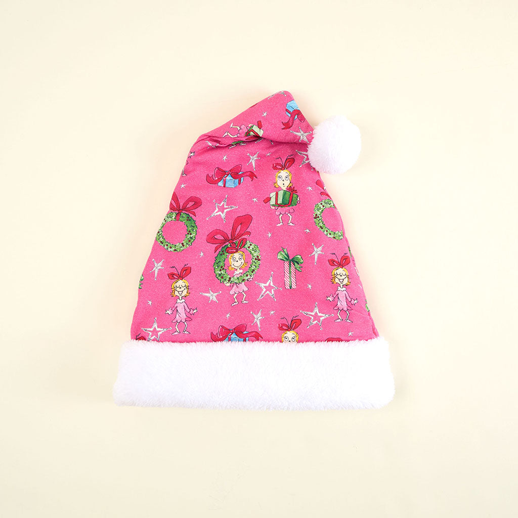Dr. Seuss Cindy Lou Who Adult Flannelette Poshmas Hat
