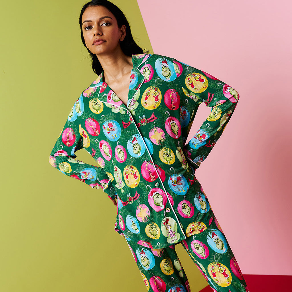 Dr. Seuss Who-liday Tree Women's Luxe Pajama Pant Set