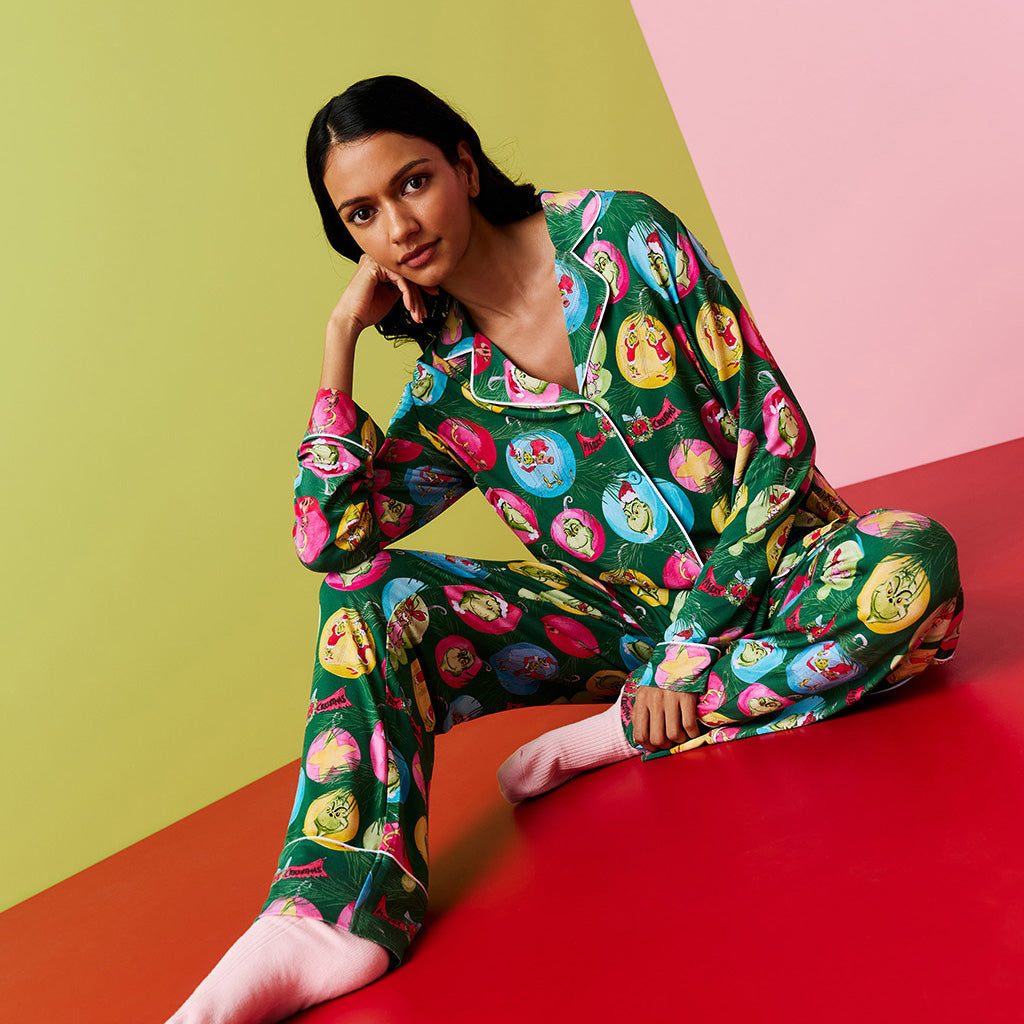 Dr. Seuss Who-liday Tree Women's Luxe Pajama Pant Set