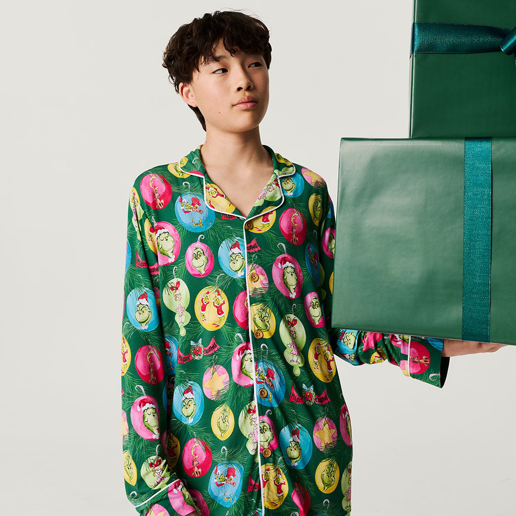 Dr. Seuss Who-liday Tree Men's Luxe Pajama Pant Set