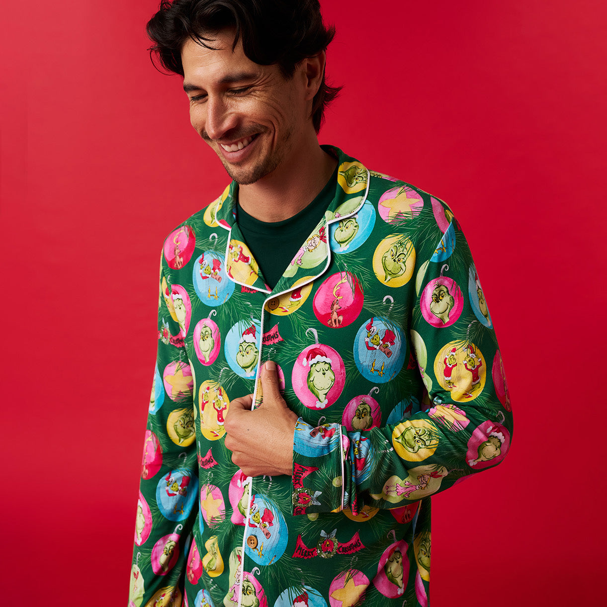 Dr. Seuss Who-liday Tree Men's Luxe Pajama Pant Set