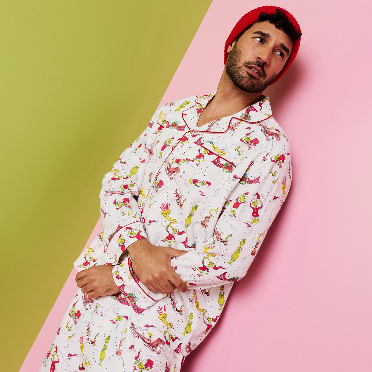 Dr. Seuss Mount Crumpit Men's Flannelette Pajama Set