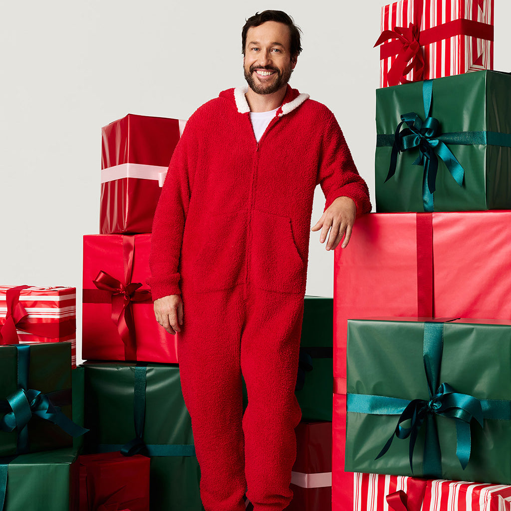 Posh Santa Claus Adult Cuddle One Piece