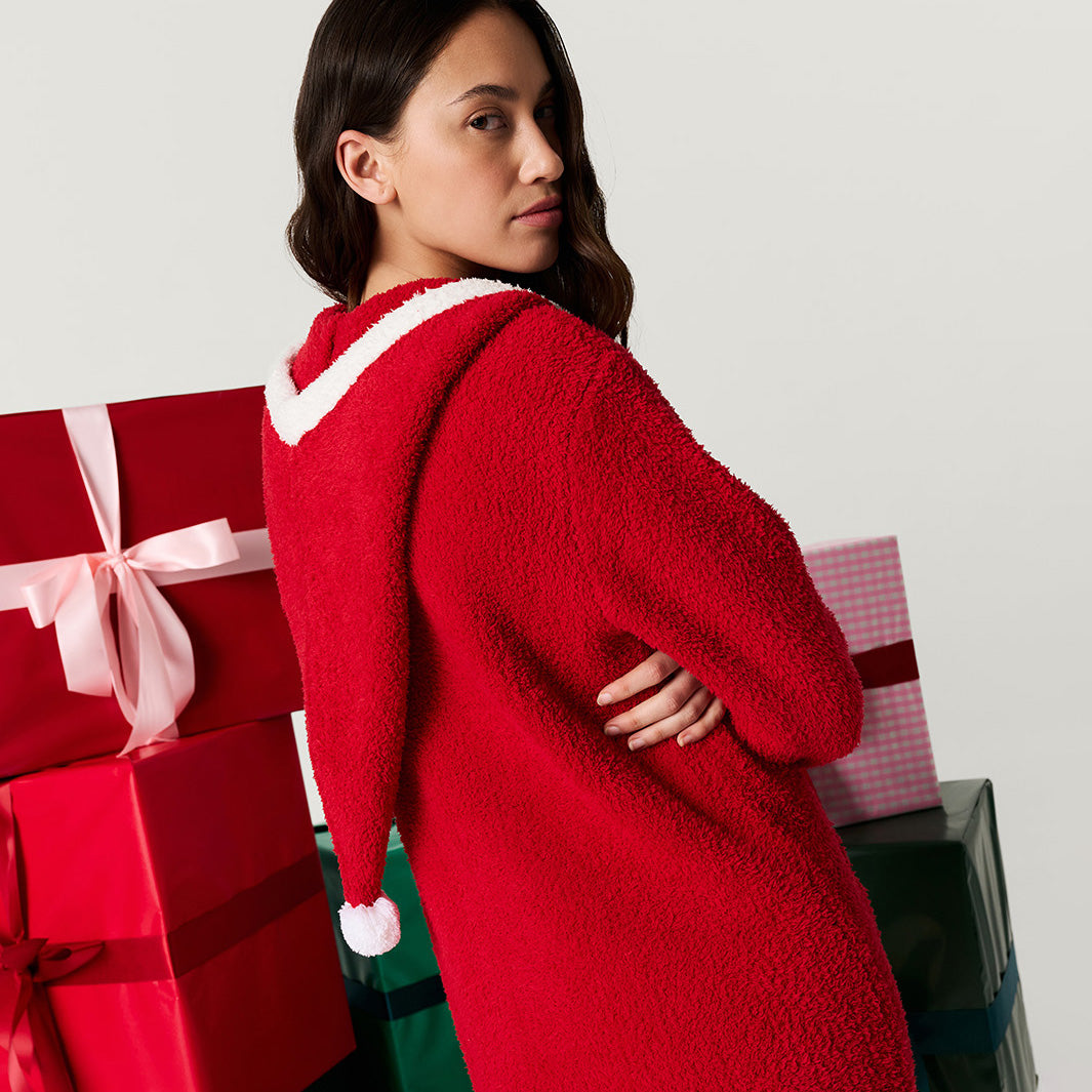 Posh Santa Claus Adult Cuddle One Piece